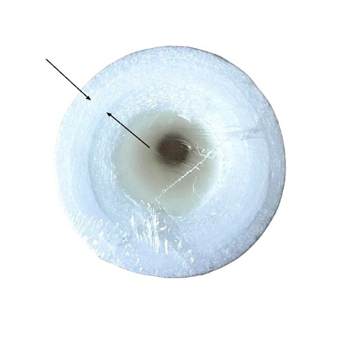 Градієнтний картридж зі спіненого поліпропілену Ecosoft CPV2510205ECO Ø60x252мм 20/5mcr 45°C (очищення від механічних домішок) - фото