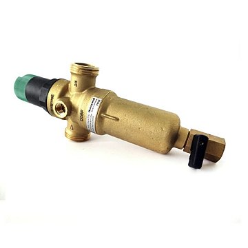 Промывной фильтр с редуктором Resideo (Honeywell) FK06-1AAM DN25 100мкм 70°C 16bar (очистка от механических примесей) - фото