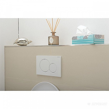 Смывная клавиша (панель) Geberit Sigma 01 белая (115.770.11.5) - фото