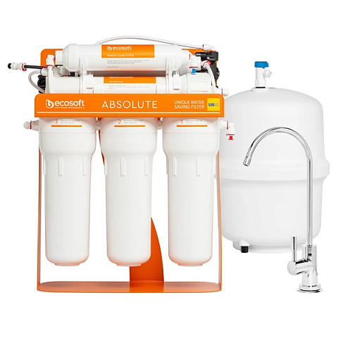 Фільтр зворотного осмосу Ecosoft Absolute з мінералізатором з помпою на станині MO675MPSECO - фото