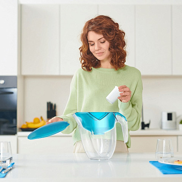 Фильтр-кувшин Ecosoft Nemo (аква грин) 3.0/1.8л FMVNEMOGECO - фото