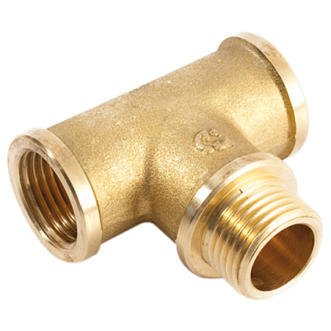 Тройник латунный General Fittings 1/2''ВР-1/2''НР-1/2''ВР - фото