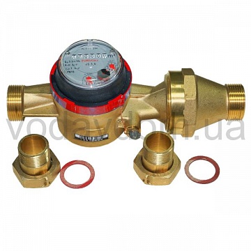 Домовой счетчики горячей воды Apator JS130-35 ГВ 1'' - фото