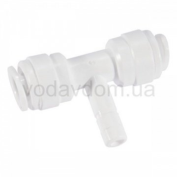 Трійник 4MST4 (A4TR4) 1/4'' Ø6мм (трубка- стрижень-трубка) - фото