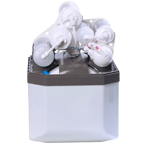 Система обратного осмоса Fil Tek ASUS RO-6P Detox 6-ти ступенчатая с помпой (металлический бак 2,2G, мембрана 80 GPD, кран модерн) - фото