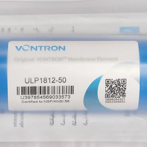Мембрана обратного осмоса  Vontron ULP1812-50 - фото