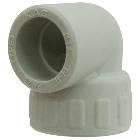 Коліно 90° з внутрішньою різьбою KAS 1''-32мм (9624007) - фото