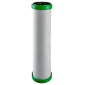 Картридж со спрессованным углем Atlas Filtri CB AF VOG 10 SX 5mcr 45°C RE2510VC5 (очистка от хлора и органических загрязнений) - фото