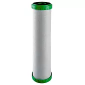 Картридж со спрессованным углем Atlas Filtri CB AF VOG 10 SX 5mcr 45°C RE2510VC5 (очистка от хлора и органических загрязнений) - фото