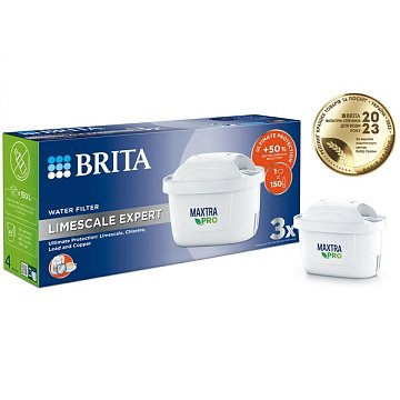 Сменный картридж для фильтра Brita Maxtra PRO Hard Water Expert (Limescale) для жесткой воды (3 шт) - фото