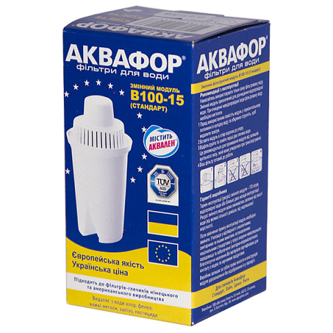 Картридж до фільтра-глечика Аквафор В100-15 Картридж для глечика Аквафор В15 (В100-15) - фото