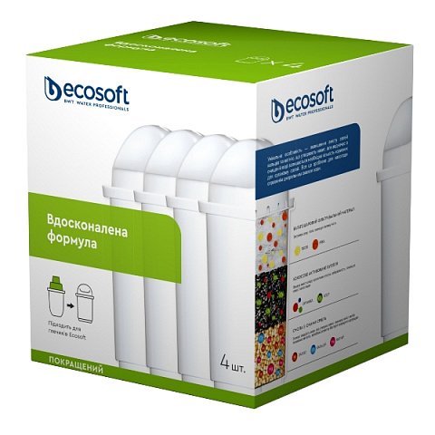 Фільтр-глечик ECOSOFT (Наша вода) МАКСИМА 5л (зелений) (глечик + 5 картриджів) - фото