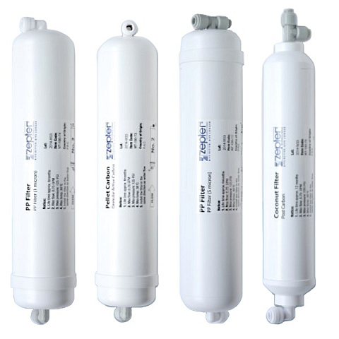 Набор картриджей Zepter Aqueena PRO COB-WT12/4 (12 месяцев) (WT-100-72, WT-100-73, WT-100-74, WT-100-75) - фото