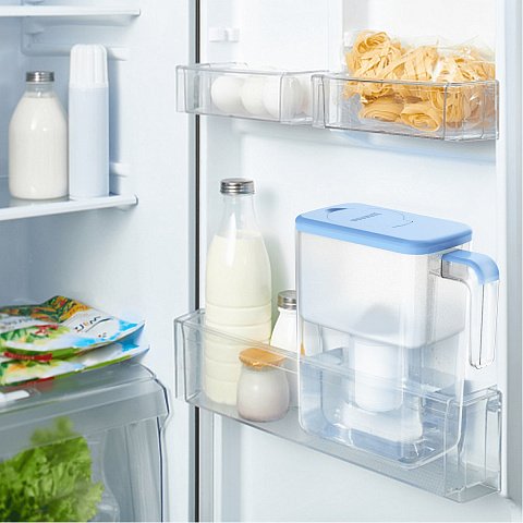 Фільтр-глечик Ecosoft Slim блакитний 3,5/1,7л FMVSLIMBECO - фото