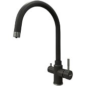 Змішувач для кухні Fabiano SKFC 90ST Titanium з підключенням фільтра води 8232.401.1074 - фото