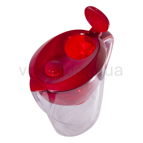 Фильтр кувшин Гейзер Корус красный - фото