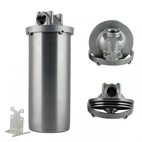 Корпус фільтра Chanitex HMF-10BB G1'' 90°C 8bar нержавіюча сталь (без картриджа) - фото