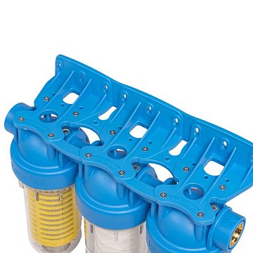 Фільтр Atlas HYDRA RAINMASTER TRIO Ø3/4'' + картриджі RAH, LA, FA 45°C 8bar RA6095224 - фото