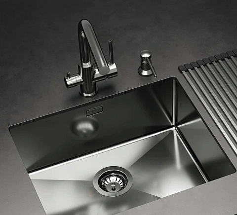 Змішувач для кухні Aquasanita Akvaduo 2663 - 001 Chrome - фото