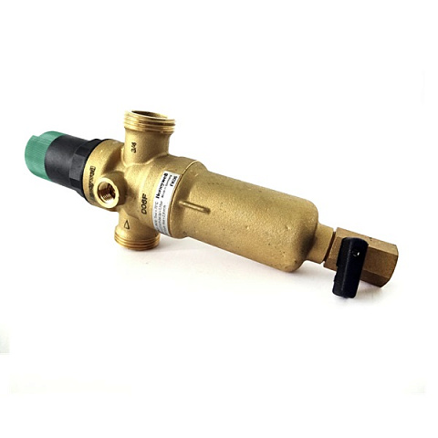 Промивний фільтр з редуктором Resideo (Honeywell) FK06-3/4AAM DN20 100мкм 70°C 16bar (очищення від механічних домішок) - фото