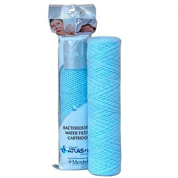 Картридж Atlas Filtri FA10SX 25mcr Sanic Ø61x250мм 45°C (бактерицидний, очищення від механічних домішок) SA5115411 - фото