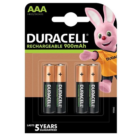 Акумулятор Duracell Recharge Turbo AAA 900 мА·год 4шт - фото