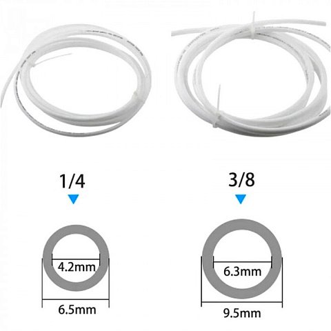 Шланг для фильтра 1/4'' Ø6мм (ktpe14w / ktpe14bl) (1м) - фото
