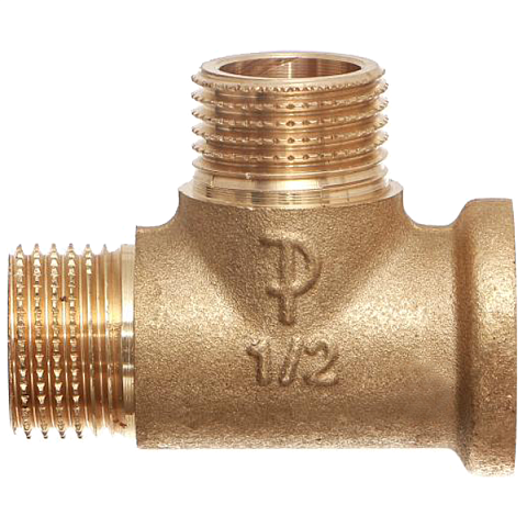 Трійник латунний Pattaroni  F143R001 1/2'' - фото