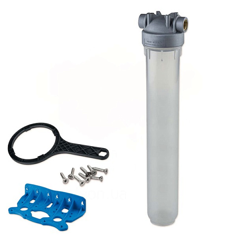 Магистральный фильтр Atlas FIltri DP MONO Sanic 1/2'' OT (латунь) 20'' 45°C 8 bar KIT SA1381301 - фото