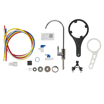 Фильтр обратного осмоса с насосом Aquafilter RO5-75P (FRO5P) RP55139715 с мембраной 75GPD. - фото