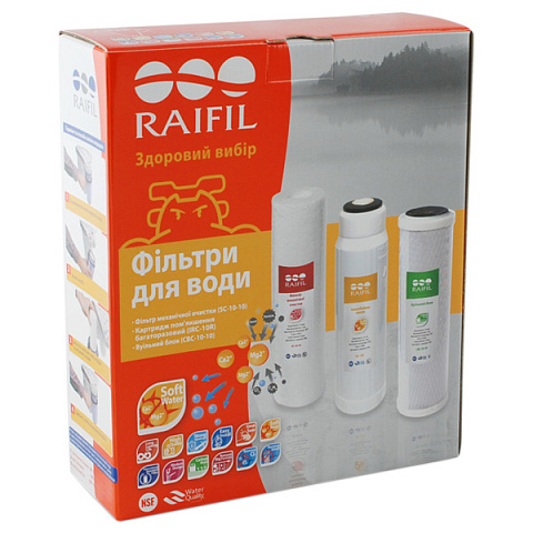 Набор картриджей Raifil умягчающий для тройных систем - фото