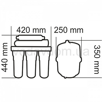 Фильтр обратного осмоса Ecosoft MO 6-50M EXP - фото