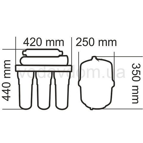 Фильтр обратного осмоса Ecosoft MO 6-50M EXP - фото