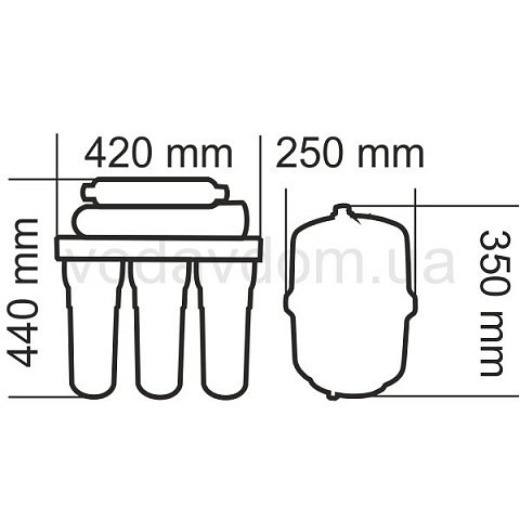 Фільтр зворотного осмосу Ecosoft MO 6-50M EXP - фото