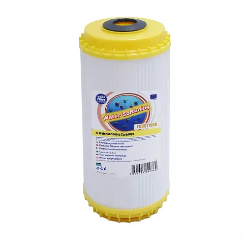 Картридж умягчения воды Aquafilter FCCST10BB Ø107x250мм 45°C (на основе ионного обмена) - фото