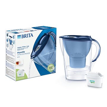 Фільтр-глечик Brita Marella MXpro Синій 2,4/1,2л з картриджем Maxtra PRO - фото