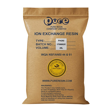 Іонообмінна смола Pure Resin PA202 нітратселективна (аніоніт) 25 л - фото