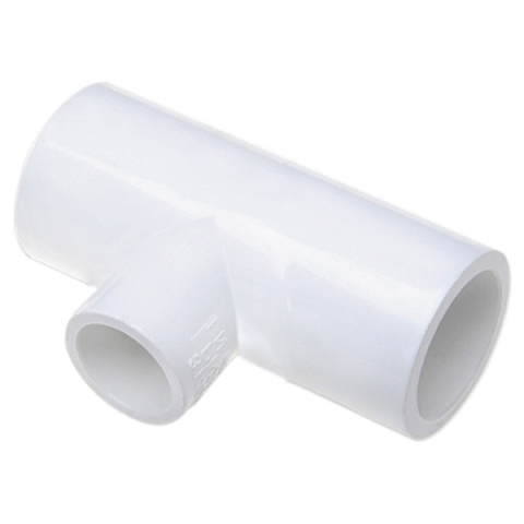 Тройник редукционный ПВХ USTM 1''x1''x1/2'' (31475) - фото