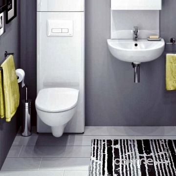 Смывная клавиша (панель) Geberit Delta 51 белая (115.105.11.1) - фото