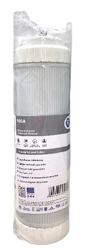 Картридж з активованим вугіллям Aquafilter FCCA Ø70x250мм 45°C (очищення від хлору та органічних забруднень) NEW - фото