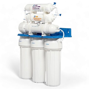 Фільтр зворотного осмосу Aquafilter RO6-75 (FRO6) RX65259516 з мембраною 75GPD та мінералізатором Aimro - фото