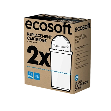 Комплект покращених картриджів ECOSOFT для фільтрів-глечиків 2 шт (CRVK2ECO) - фото