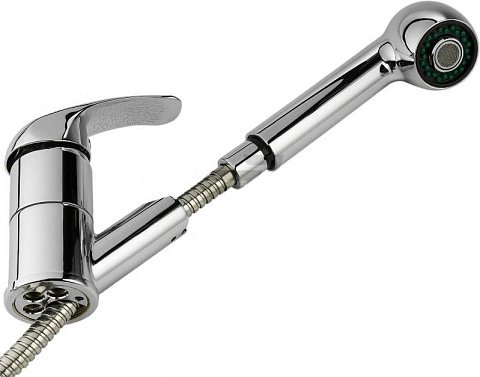 Смеситель для кухни c выдвижным шлангом FERRO VASTO BVA8 - фото