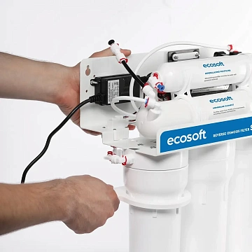Фільтр зворотного осмосу Ecosoft Standard PRO з мінералізацією та помпою (MO550MPECOSTD) - фото