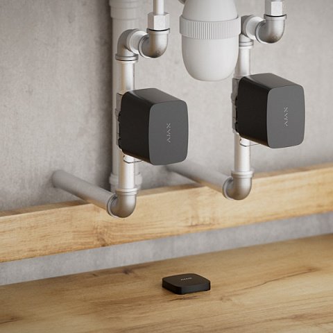 Кран кульовий з електроприводом AJAX WaterStop 1/2'' DN15 PN10 білий - фото