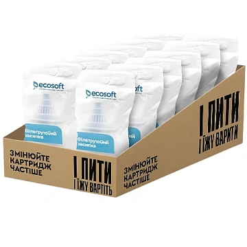 Картридж ECOSOFT для фільтрів-глечиків Бар'єр (CRV12KBARECO) 12шт - фото