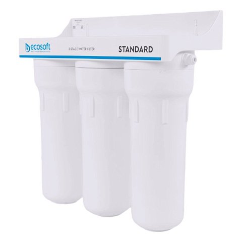 Проточный фильтр питьевой воды Ecosoft Standard FMV3ECOSTDпод кухонную мойку с краном питьевой воды - фото