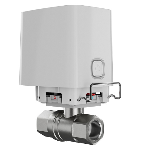 Кран кульовий з електроприводом AJAX WaterStop 1'' DN25 PN10 білий - фото