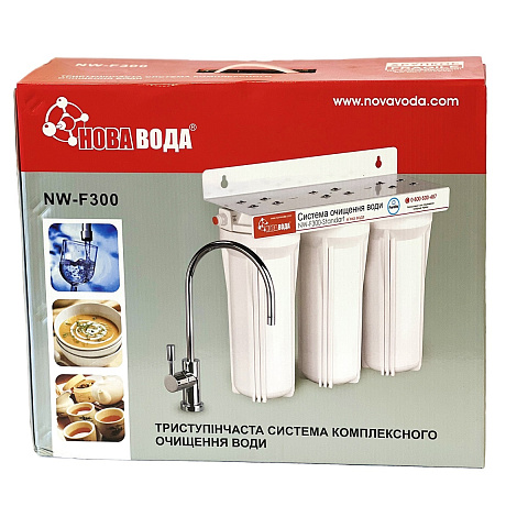 Проточний фільтр питної води НОВА ВОДА NW-F310 Стандарт - фото