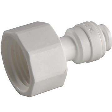 Фитинг прямой 4FC7 (трубка Ø6мм - резьба 1/2'') - фото